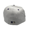 New Era Mens MLB Arizona Diamondbacks 2002 World Champions 20th Anniversary 59Fifty Fitted Hat 70802240 White/Lavender, Lavender Undervisor