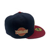 New Era Mens MLB Houston Astros 2005 World Series 59Fifty Fitted Hat 70802391 Night Shift Navy/Red, Grey Undervisor