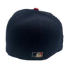 New Era Mens MLB Houston Astros 2005 World Series 59Fifty Fitted Hat 70802391 Night Shift Navy/Red, Grey Undervisor