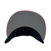 New Era Mens MLB New York Mets 25th Anniversary Miracle Mets 59Fifty Fitted Hat 70802399 Black/Scarlet, Grey Undervisor