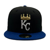 New Era Mens MLB Kansas City Royals 2012 All Star Game 59Fifty Fitted Hat 70816482 Black/Royal Blue, Grey Undervisor
