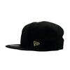 New Era Mens MLB Kansas City Royals 40th Anniversary 1969-2009 59Fifty Fitted Hat 70816486 Black/Metallic Gold, Grey Undervisor