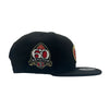 New Era Mens NFL San Francisco 49ers 60 Seasons 1946-2006 9Fifty Snapback Hat 70816501 Black, Grey Undervisor