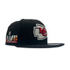 New Era Unisex NFL Kansas City Chiefs LIVII Super Bowl 9Fifty Snapback Hat 70816503 Black, Grey Undervisor