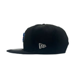 New Era Mens NFL Buffalo Bills 50 Years 1960-2009 9Fifty Snapback Hat 70816511 Black, Grey Undervisor