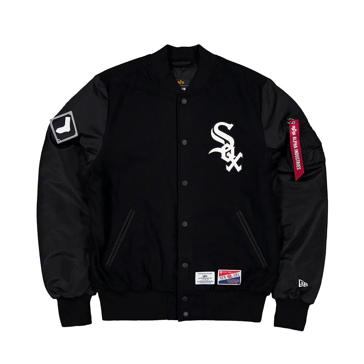 New Era Mens MLB Chicago White Sox Alpha Industries MA-1