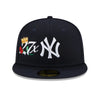 New Era Mens MLB New York Yankees Crown Champions 59Fifty Fitted Hat 60243455 Navy, Grey Undervisor