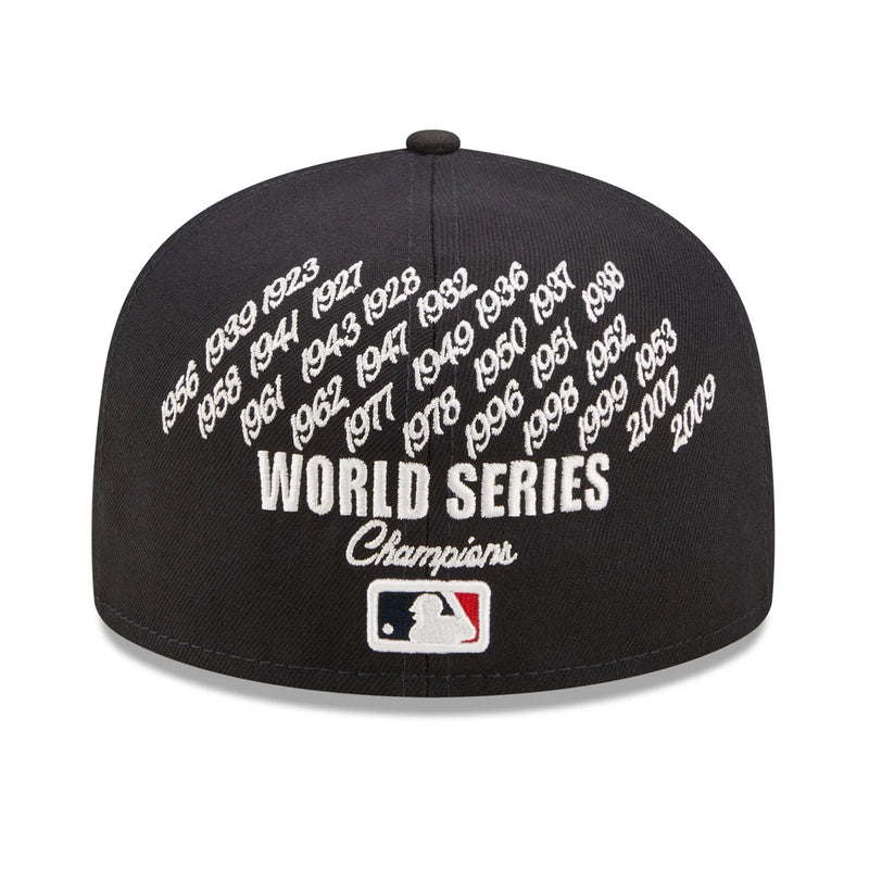 New Era Mens MLB New York Yankees Crown Champions 59Fifty Fitted Hat 60243455 Navy, Grey Undervisor