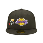 New Era Mens NBA Los Angeles Lakers Crown Champions 59Fifty Fitted Hat 60243475 Black