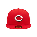 New Era Mens MLB Cincinnati Reds Pop Sweat 59Fifty Fitted Hat 60243516 Red, Lavender Undervisor