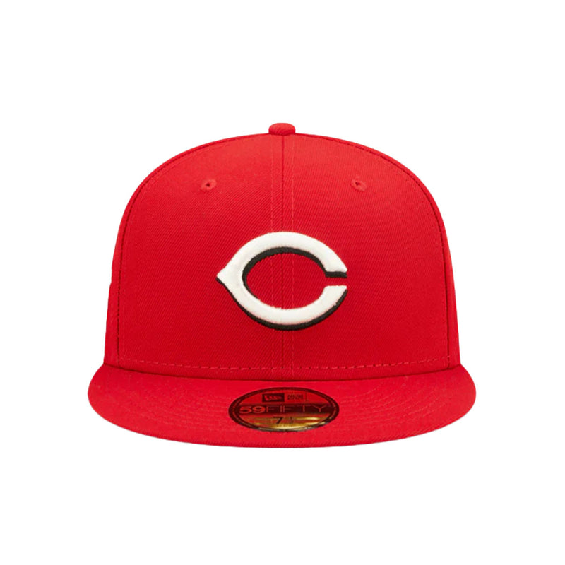 New Era Mens MLB Cincinnati Reds Pop Sweat 59Fifty Fitted Hat 60243516 Red, Lavender Undervisor