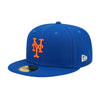 New Era Mens MLB New York Mets Pop Sweat 59Fifty Fitted Hat 60243520 Blue, Sky Blue Undervisor