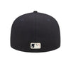 New Era Mens MLB New York Yankees Pop Sweat 59Fifty Fitted Hat 60243522 Navy, Pink Undervisor