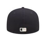 New Era Mens MLB New York Yankees Pop Sweat 59Fifty Fitted Hat 60243522 Navy, Pink Undervisor