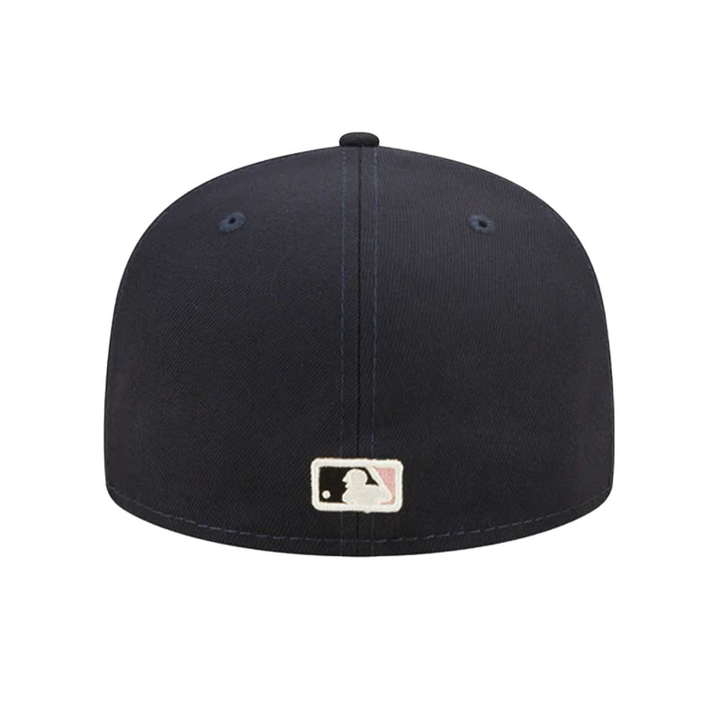 New Era Mens MLB San Francisco Giants Pop Sweat 59Fifty Fitted Hat 60243523 Navy, Pink Undervisor