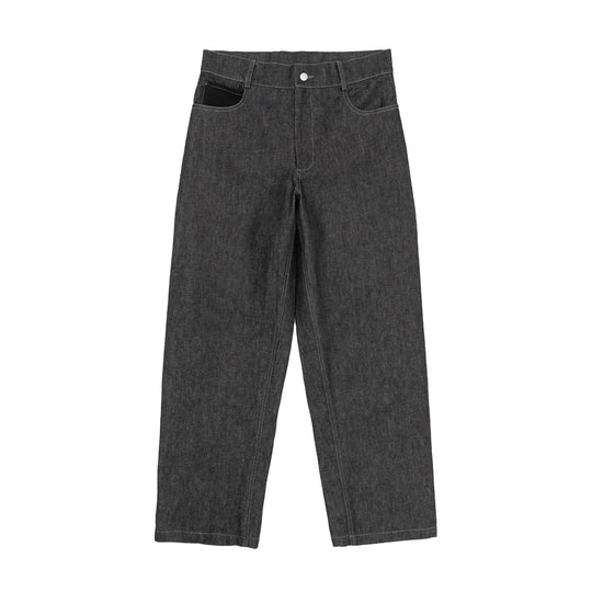 Nicholas Daley Mens 5 Pocket Jeans ND-AW24-5PJ1-CO-BK Black