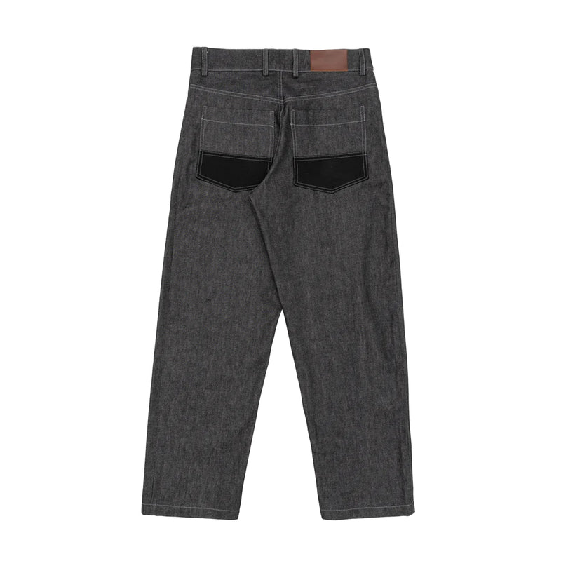 Nicholas Daley Mens 5 Pocket Jeans ND-AW24-5PJ1-CO-BK Black