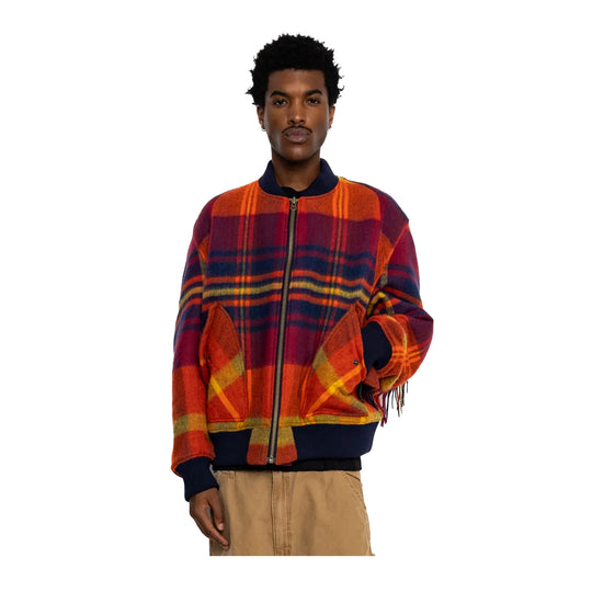 Nicholas Daley Mens Blanket Bomber Jacket ND-AW24-BLOM1-NDM Madras
