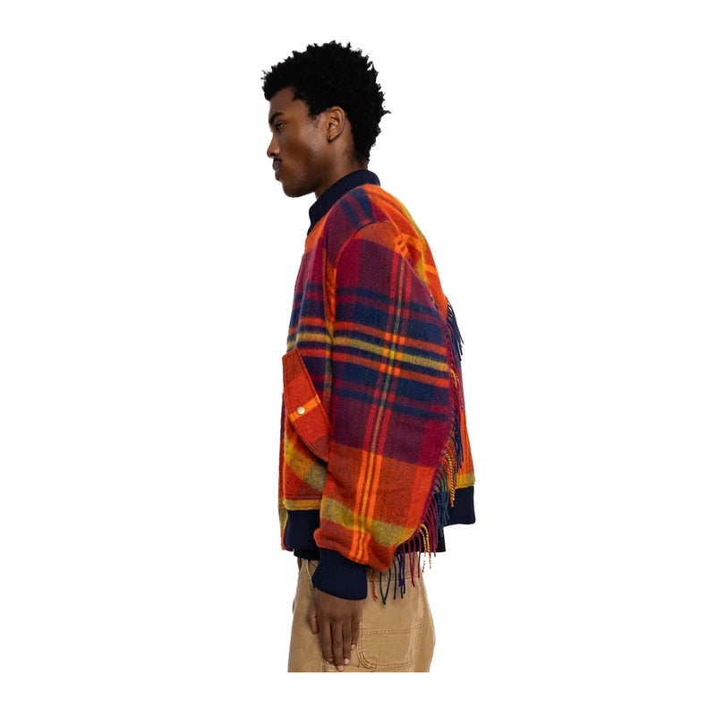 Nicholas Daley Mens Blanket Bomber Jacket ND-AW24-BLOM1-NDM Madras