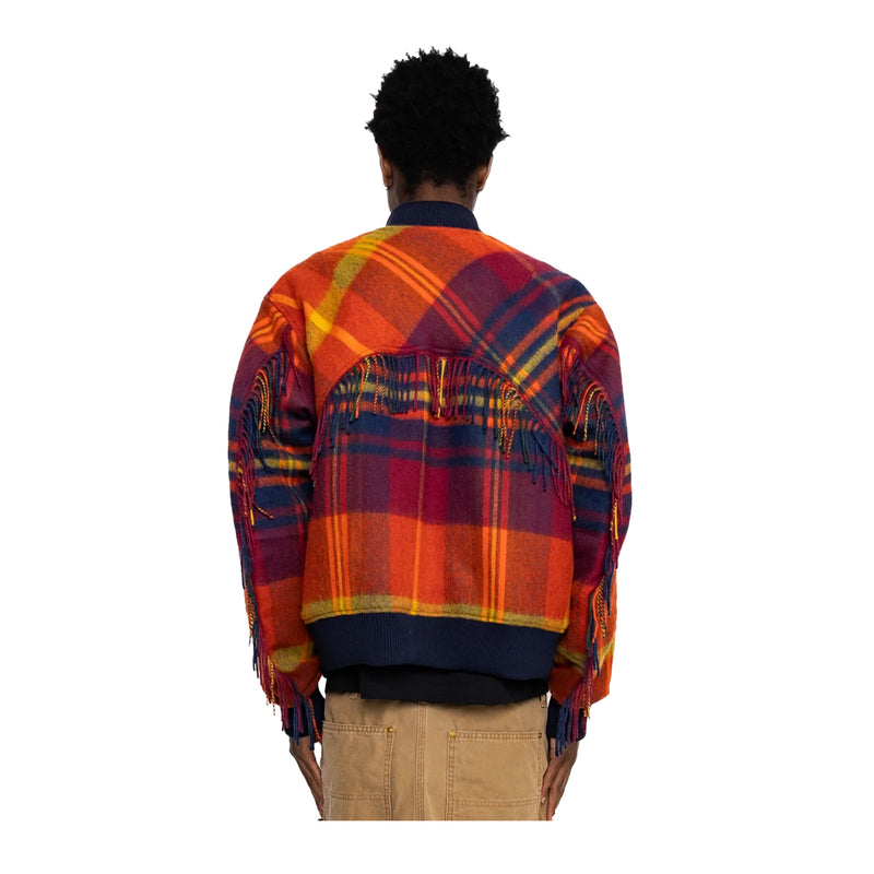 Nicholas Daley Mens Blanket Bomber Jacket ND-AW24-BLOM1-NDM Madras