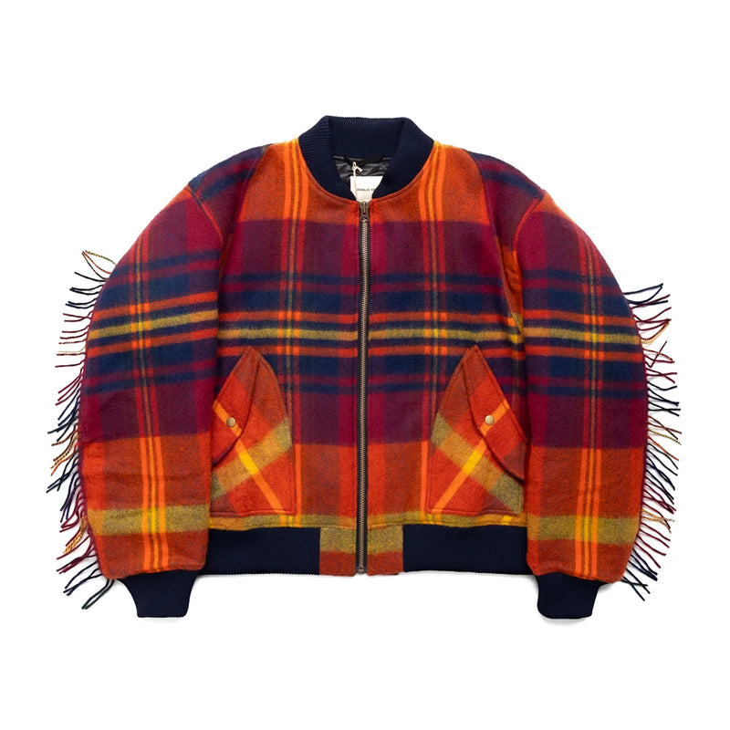 Nicholas Daley Mens Blanket Bomber Jacket ND-AW24-BLOM1-NDM Madras