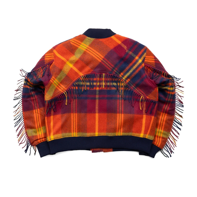 Nicholas Daley Mens Blanket Bomber Jacket ND-AW24-BLOM1-NDM Madras