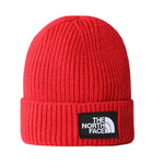 The North Face Unisex Logo Box Cuffed Beanie NF0A3FJX-682 Red