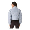 The North Face Womens Nuptse Short Jacket NF0A5GGE-BOB Blue Flax