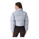 The North Face Womens Nuptse Short Jacket NF0A5GGE-BOB Blue Flax
