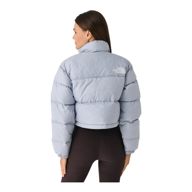 The North Face Womens Nuptse Short Jacket NF0A5GGE-BOB Blue Flax