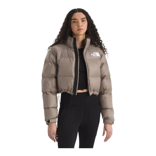 The North Face Womens Nuptse Short Jacket NF0A5GGE-BOW Mocha Brown