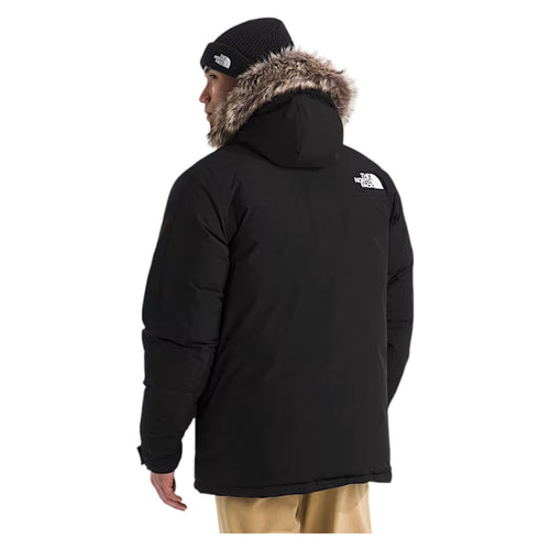 The North Face Mens HMLYN Down Parka Jacket NF0A4QYX-JK3 TNF Black