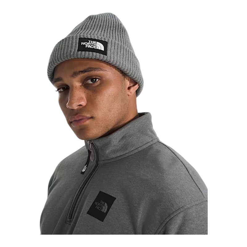 The North Face Unisex Salty Lined Beanie NF0A8CGZ-DYX TNF Light Grey Heather