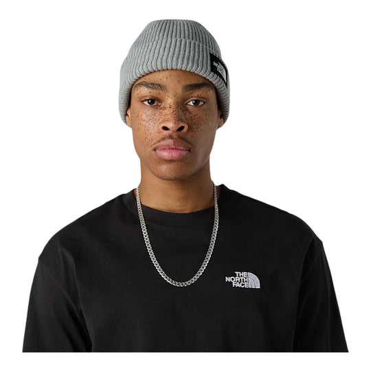 The North Face Unisex Salty Lined Beanie NF0A8CGZ-DYY TNF Medium Grey Heather