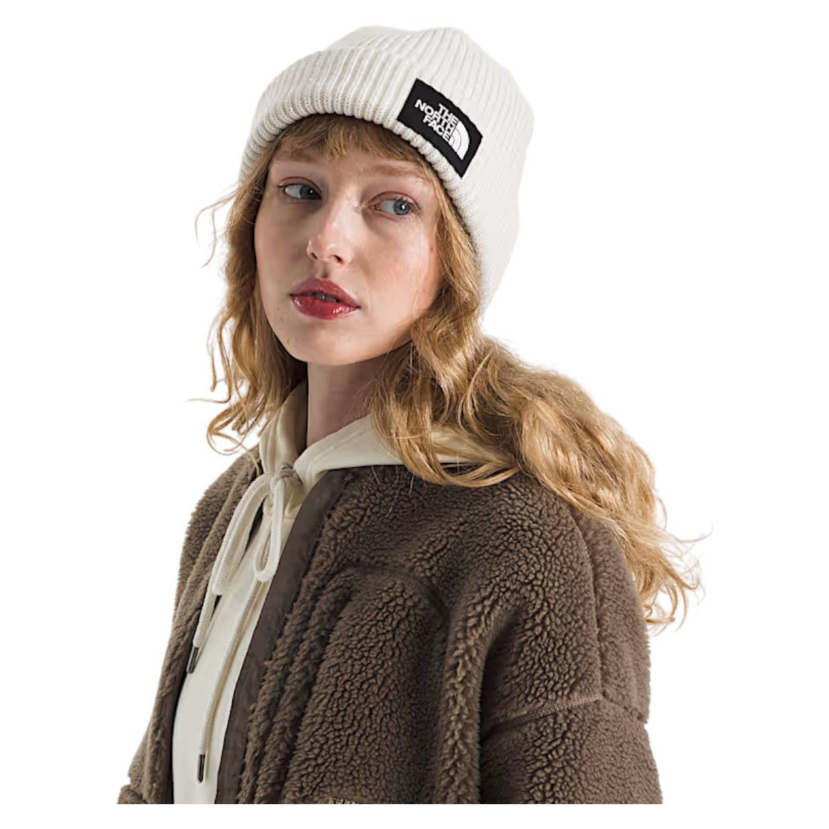 The North Face Unisex Salty Lined Beanie NF0A8CGZ-QLI White Dune