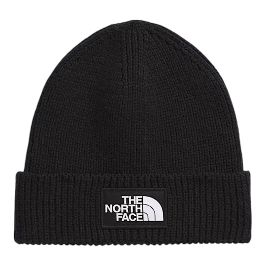 The North Face Unisex Logo Box Cuffed Beanie NF0A8CHE-JK3 TNF Black