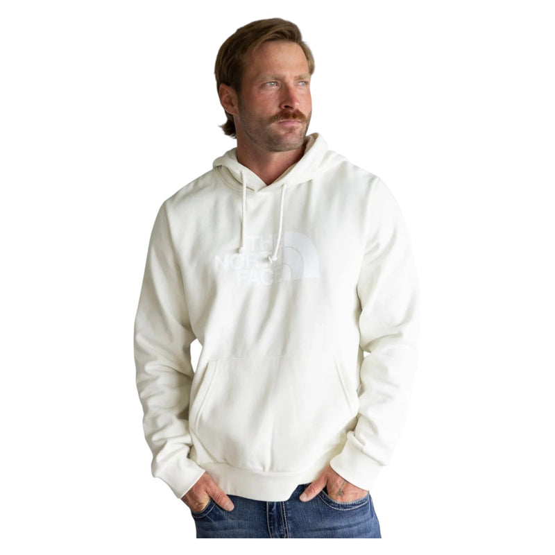 The North Face Mens Evolution Half Dome Hoodie NF0A8CWR-QLI White Dune