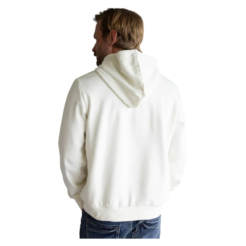 The North Face Mens Evolution Half Dome Hoodie NF0A8CWR-QLI White Dune