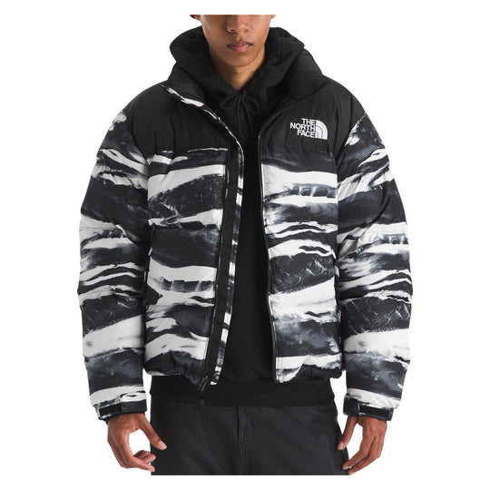 The North Face Mens 1996 Retro Nuptse Jacket NF0A8D16-DJI TNF Black Edge of Light Print/TNF Black