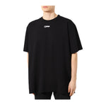 Off White Mens Airport Tape Over Sized Short Sleeve Crew Neck T-Shirt 0MAA038S201850031088 Black/Multicolor
