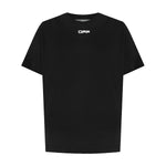Off White Mens Airport Tape Over Sized Short Sleeve Crew Neck T-Shirt 0MAA038S201850031088 Black/Multicolor