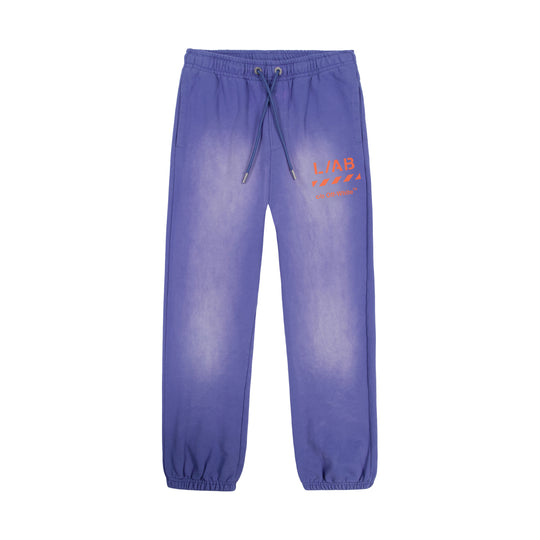 Off White Mens Diag Garment Wash Sweatpants LABF26B060-420 Cobalt Blue