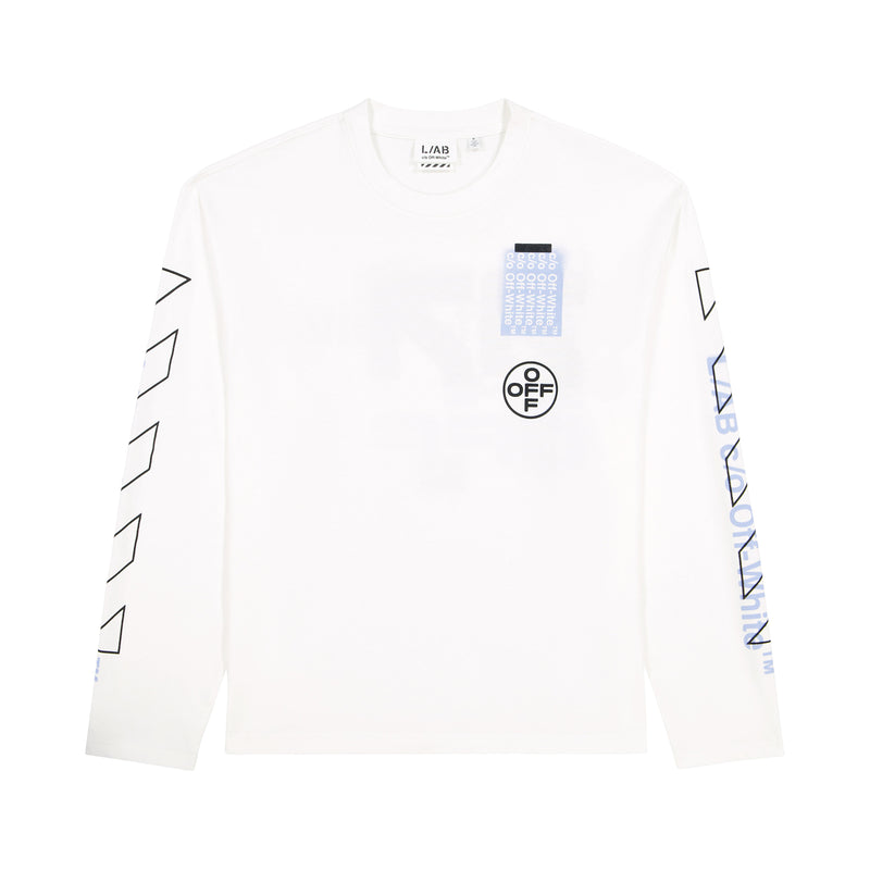 L/AB Mens Off Active Long Sleeve Shirt F26T076-100 White
