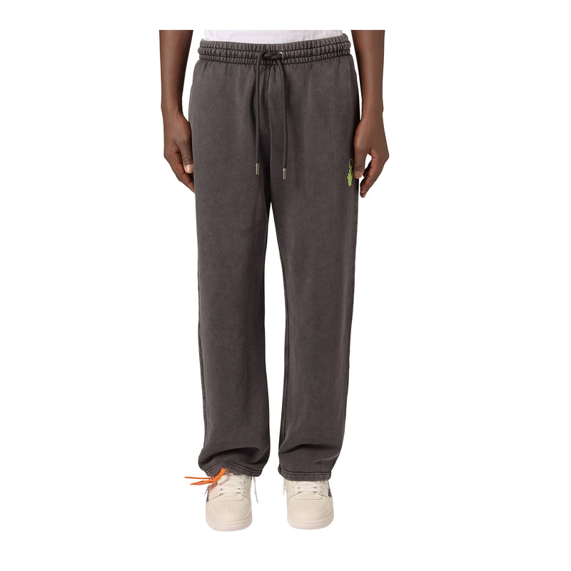 Off White Mens Bacco Arrow Sweatpants OMCH05AF26FLE00100-001 Vintage Black