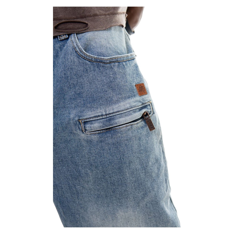 【M】 OVY Blue Baggy Denim Pants Dime - Baggy Denim Pants | HBX