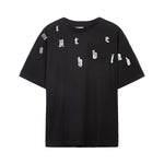 Only The Blind Unisex Tapestry Crew Neck T-Shirt ONLY-OTB-T981-BLACK Black