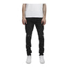 Purple Brand Mens Skinny Fit Jeans P001-BOS Black Over Spray