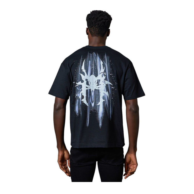 Pain Lab Mens Nefertiti Crew Neck T-Shirt P20NT Black