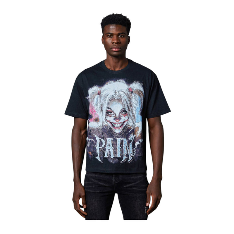 Pain Lab Mens Harley Crew Neck T-Shirt P22HT Black