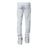 Pain Lab Mens Classic Skinny Fit Jeans P25AWSD All White